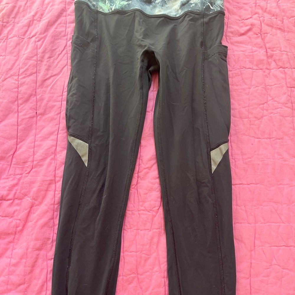 grey & mint cute ivviva girls leggings